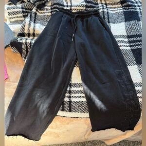 PINK Victoria's Secret Black Sweatpants